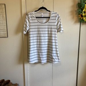 LuLaRoe Striped Perfect T